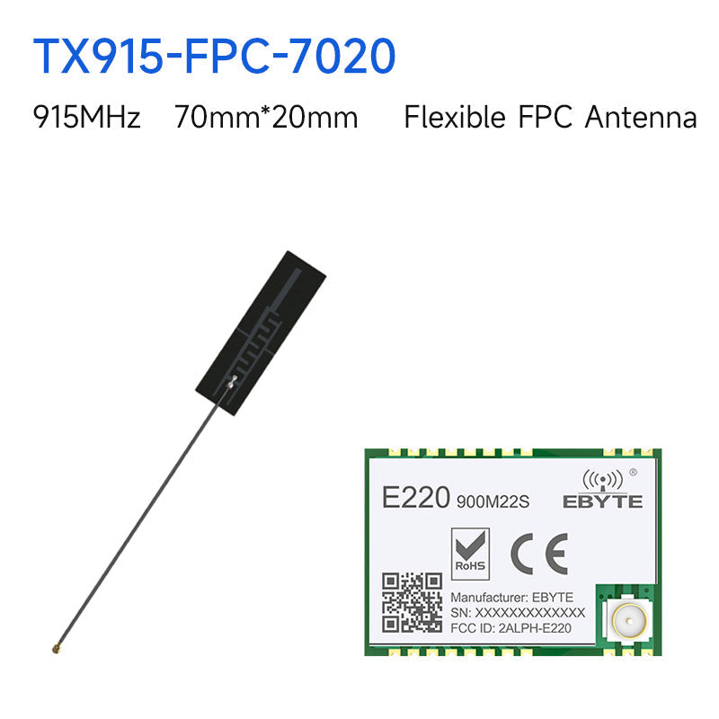 E220-900M22S LLCC68 868Mhz 915Mhz 22dBm 6km Reichweite PA+LNA RF LoRa Transceiver IPEX Antenne