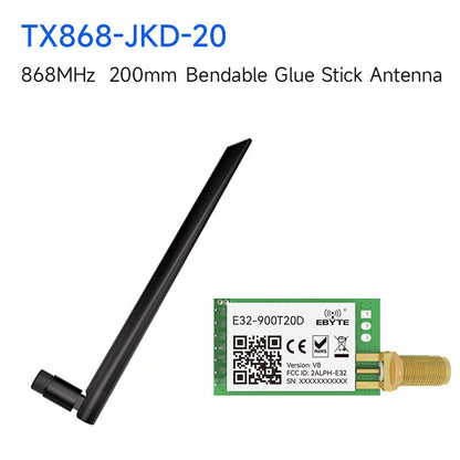 E32-900T20D-V8.X SX1276 LoRa Modul 868MHz 915M 100mW SMA Antenne