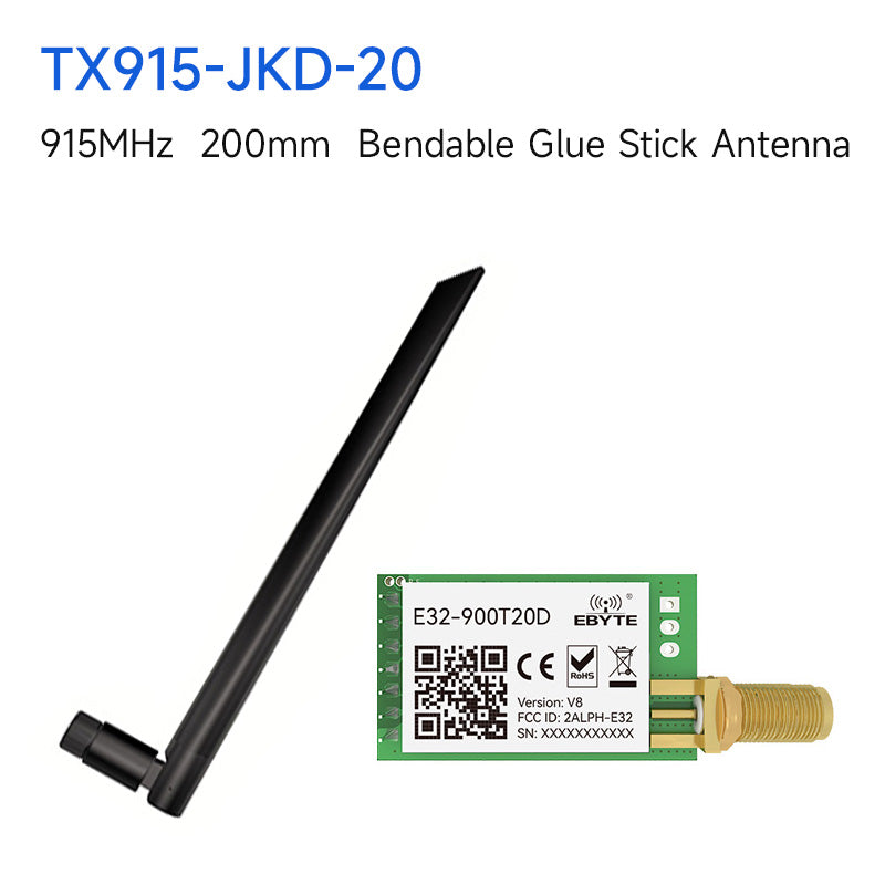 E32-900T20D-V8.X SX1276 LoRa Modul 868MHz 915M 100mW SMA Antenne