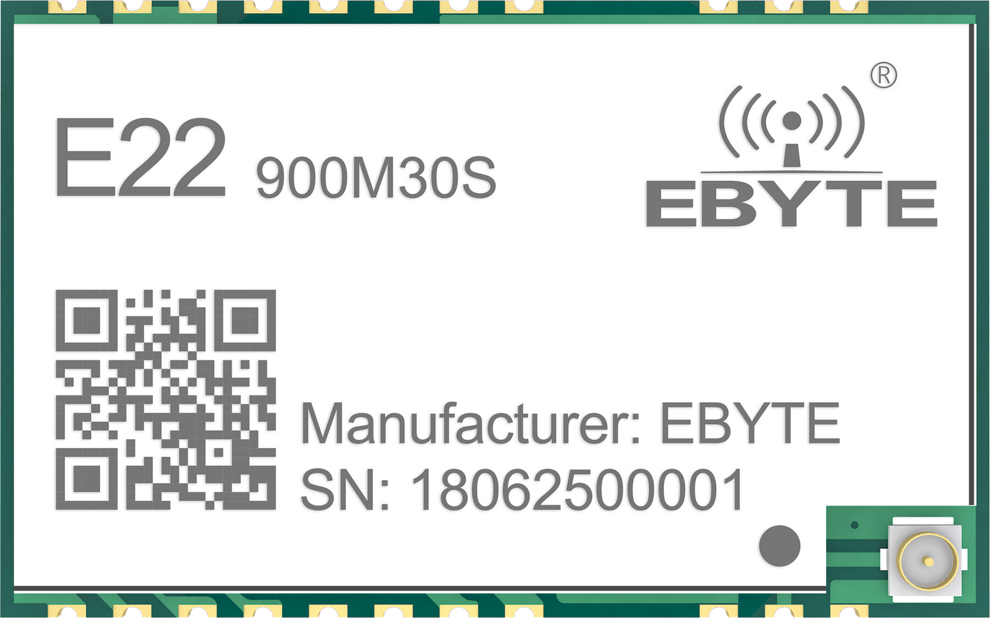 E22-900M30S SX1262 868MHz 30dBm 12km Reichweite IPEX Antenne SPI LoRa Modul