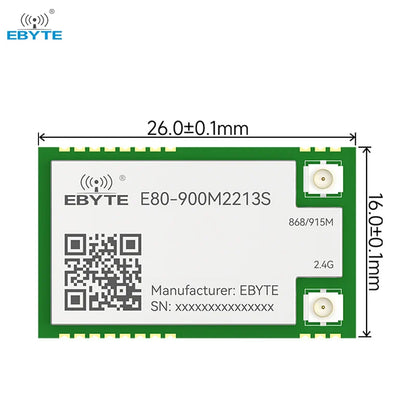 E80-900M2213S LoRa LR1121 22/13dBm 850 930M/2.4GHz LoRa Dual-Band Modul