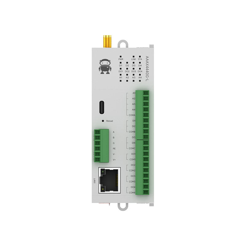 M31-AAAX4440G-L Modbus RTU Steuerung LoRa Host 4DI+4AI+4DO RJ45 RS485 Verteiltes drahtloses Remote IO Modul