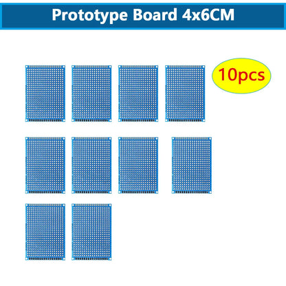 5/10PCS PCB 3x7cm 4x6cm 5x7cm 7x9cm Doppelseitige Leiterplatte DIY