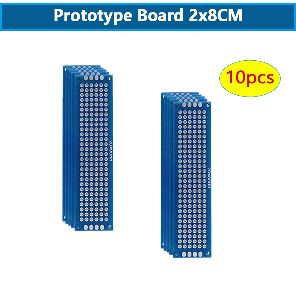 5/10PCS PCB 3x7cm 4x6cm 5x7cm 7x9cm Doppelseitige Leiterplatte DIY