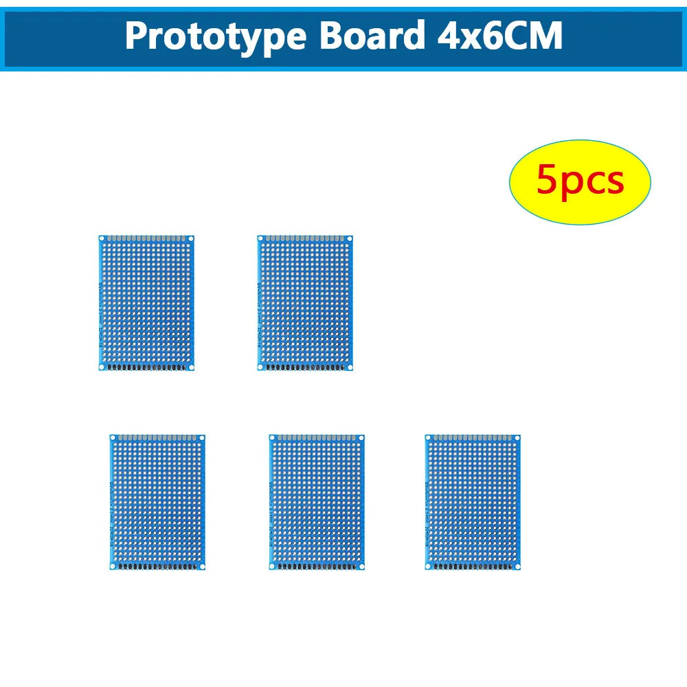 5/10PCS PCB 3x7cm 4x6cm 5x7cm 7x9cm Doppelseitige Leiterplatte DIY