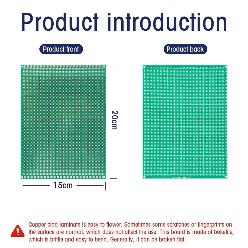 1PCS PCB Prototyp Board 15*20cm 20*30cm Glasfaser-Board DIY Leiterplatten