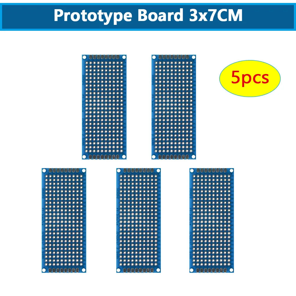 5/10PCS PCB 3x7cm 4x6cm 5x7cm 7x9cm Doppelseitige Leiterplatte DIY